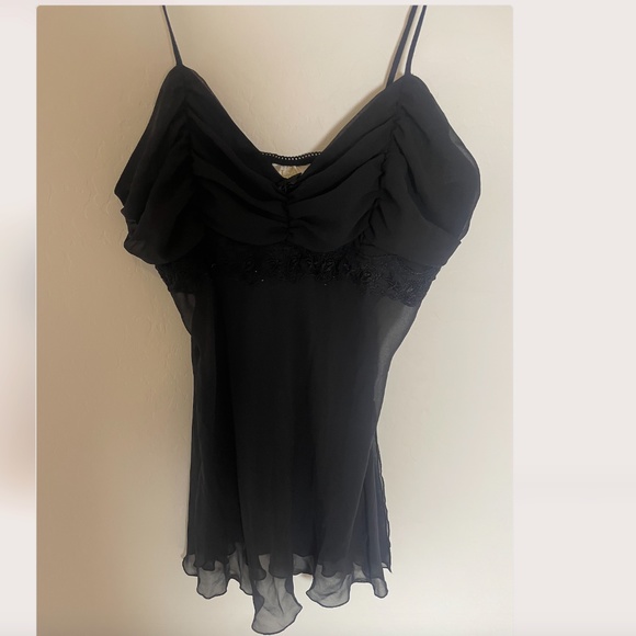 Sexy Sleep Lounge Slip Ruffled Boho Peasant Romantic Night Mini Dress Gown - Picture 11 of 11